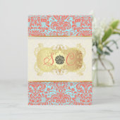 PixDezines Fidora Damask Kaart (Staand voorkant)