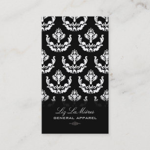 PixDezines firenze damast/diy achtergrond kleur Visitekaartje