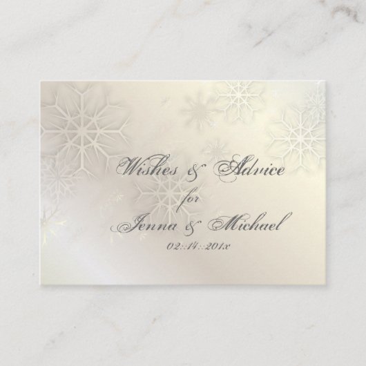 PixDezines Flacons de neige Voeux + Cartes de cons (Devant)