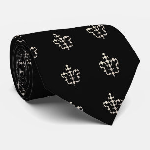 PixDezines Fleur de lis/DIY achtergrondkleur Stropdas