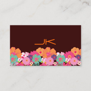 PixDezines Floral ~ Alegre Visitekaartje