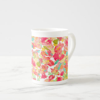 PixDezines Floral/Waterverf/Sophies Garden Porselein Kop