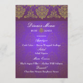 PixDezines florentius damask menu/faux gold Menu (Voorkant)