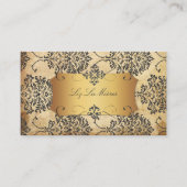 PixDezines Florentius Damask Visitekaartje (Voorkant)