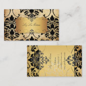 PixDezines  Florentius Damask Visitekaartje (Voorkant / Achterkant)