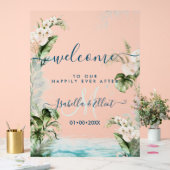 PixDezines Foliage de la jungle tropicale (Mariage)