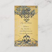 PixDezines  Forentius damask/slate Visitekaartje (Achterkant)