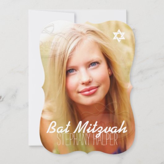 PixDezines foto mitzvah/diy kleur Kaart (Voorkant)