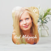 PixDezines foto mitzvah/diy kleur Kaart (Staand voorkant)