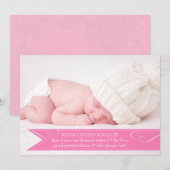 PixDezines foto's geboorte aankondiging (Voorkant / Achterkant)