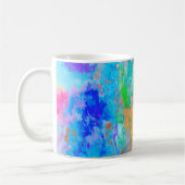 PIXDEZINES GALAXY ABSTRACT, KOUDE KLEUREN KOFFIEMOK (Links)