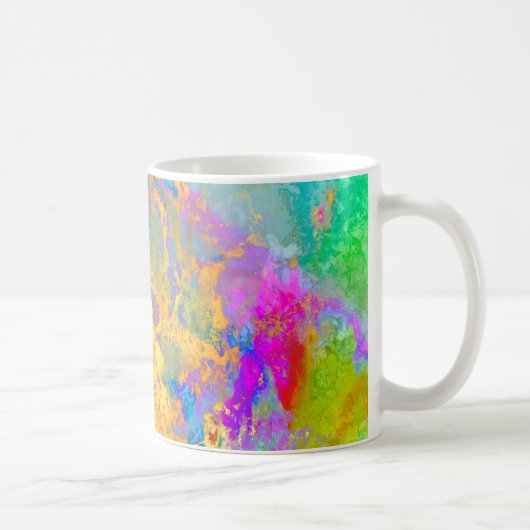 PIXDEZINES GALAXY ABSTRACT, KOUDE KLEUREN KOFFIEMOK (Rechts)
