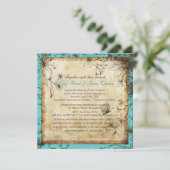 PixDezines  Geheime Garden, herfst bruiloft Kaart (Staand voorkant)