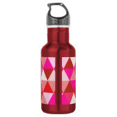 PixDezines geometrisch patroon Waterfles (Achterkant)