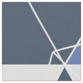 PixDezines geometrische/blauwe hydrangeas Stof (Close Up)