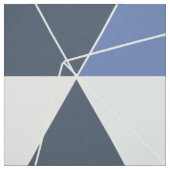 PixDezines geometrische/blauwe hydrangeas Stof (Swatch)