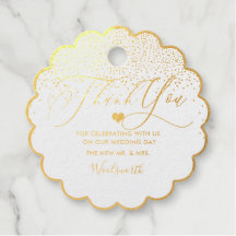 PixDezines Goud Confetti Romantische Kalligrafie
