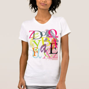 PixDezines Griekse Alfabetten T-shirt