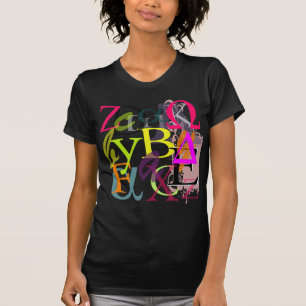 PixDezines Griekse Alfabetten T-shirt