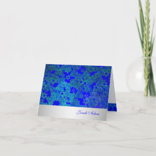 PixDezines grunge sterren mitzvah dank u/DIYcolor Bedankkaart