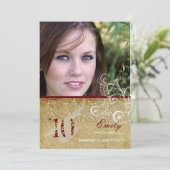 PixDezines /Grunge/Swirls/Damask Kaart (Staand voorkant)