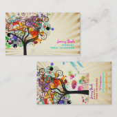 PixDezines Grunge Tree Trimmers ♥♥♥♥ Visitekaartje (Voorkant / Achterkant)