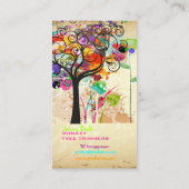 PixDezines Grunge Tree Trimmers ♥ ♥ Visitekaartje (Achterkant)