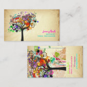 PixDezines Grunge Tree Trimmers ♥ ♥ Visitekaartje (Voorkant / Achterkant)