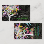 PixDezines Grunge Tree Trimmers ♥ ♥ Visitekaartje (Voorkant / Achterkant)