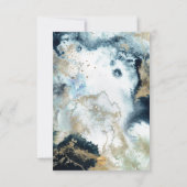 PixDezines H2 Abstracte Oceaan Goud Zeefoam Kaart (Achterkant)