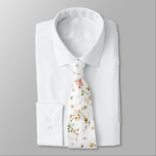 PixDezines H2 Airy Garden Flowers Col cravate