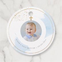 PixDezines H2 Blue Gold Dust Baptism Hartelijk dan