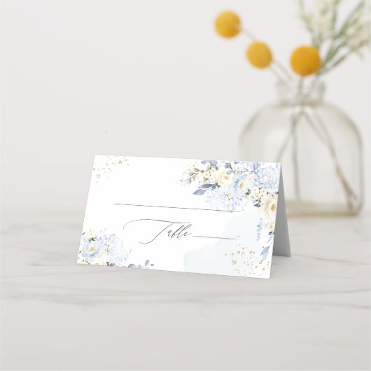 PixDezines H2 Blue Hydrangeas Alabaster Rozen (Voorkant)