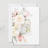 PixDezines H2 Blush alabaster Rozen Brunch Bubble Kaart (Achterkant)