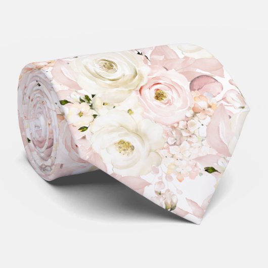 PixDezines H2 Cream Dusty Rozen DIY Backgring Stropdas (Opgerold)