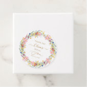 PixDezines H2 Delicate Wilde Bloemen Bruiloft Bedankjes Labels (In situ)