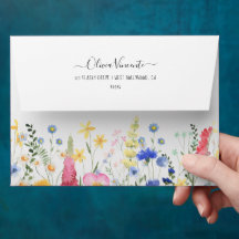 PixDezines H2 Delicate Wilde Bloemen Bruiloft