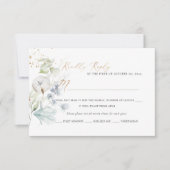 PixDezines H2 Dusty Blue Winter Cotton Cartes RSVP (Devant)