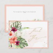 PixDezines H2 Fleurs de Paradis Tropical Merci (Devant / Derrière)