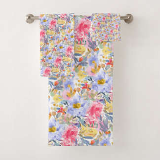 PixDezines H2 Fleurs d'été Violet+Rose