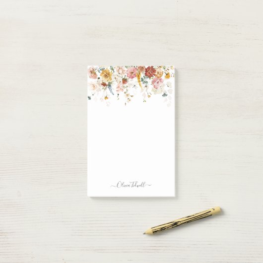 PixDezines H2 Robuuste Herfst Tuinboeien Post-it® Notes (Op bureau)