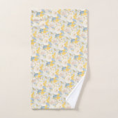 PixDezines H2 Roses Bleu Poussiéreux (Serviette à main)