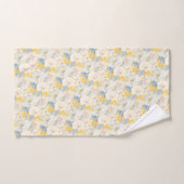 PixDezines H2 Roses Bleu Poussiéreux (Serviette à main)