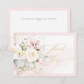 PixDezines H2 Roses Crème Blush Merci (Devant / Derrière)