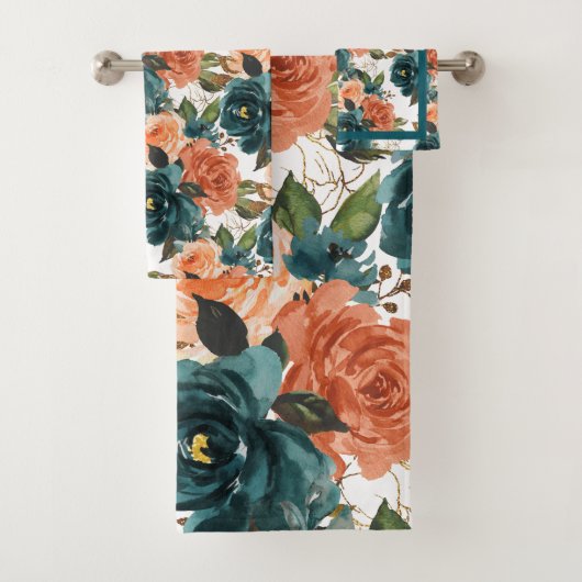PixDezines H2 sarcelle vert rose blush Roses (En situation)