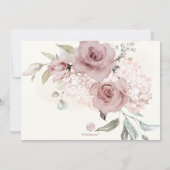 PixDezines H2 Stusty Roos Flowers Kaart (Achterkant)