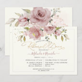 PixDezines H2 Stusty Roos Flowers Kaart (Voorkant / Achterkant)