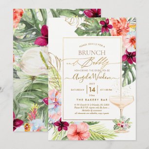PixDezines H2 Tropisch Paradijs Brunch Bruisend Kaart