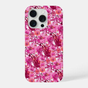PixDezines H2 Zomerbloemen Helder Kleuren iPhone 15 Pro Hoesje