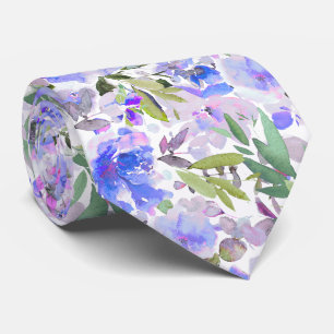 PixDezines H2 Zomerbloemen Helder Kleuren Stropdas